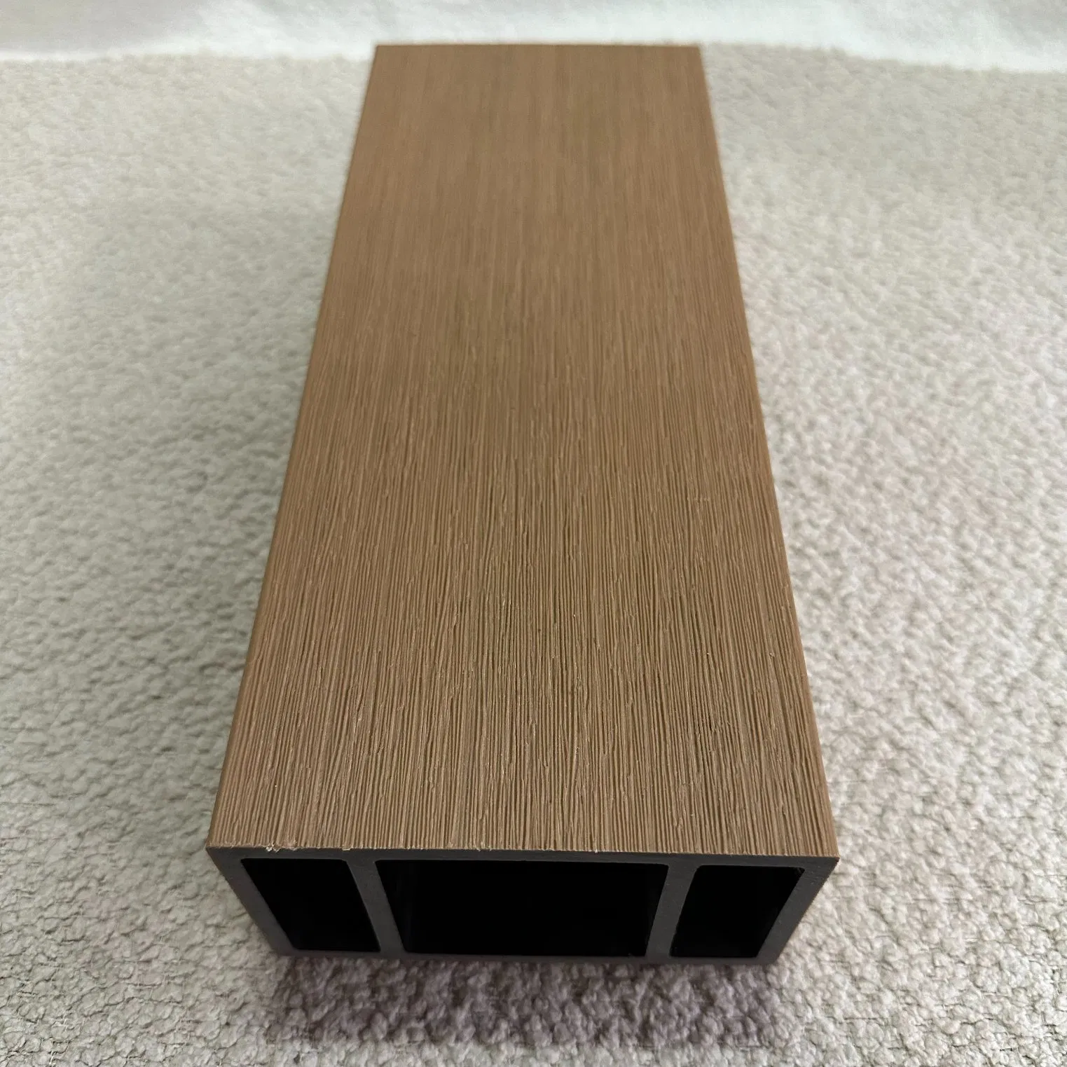 Textured WPC Louver 120X70mm Impact-Resistant Surface All-Weather Performance