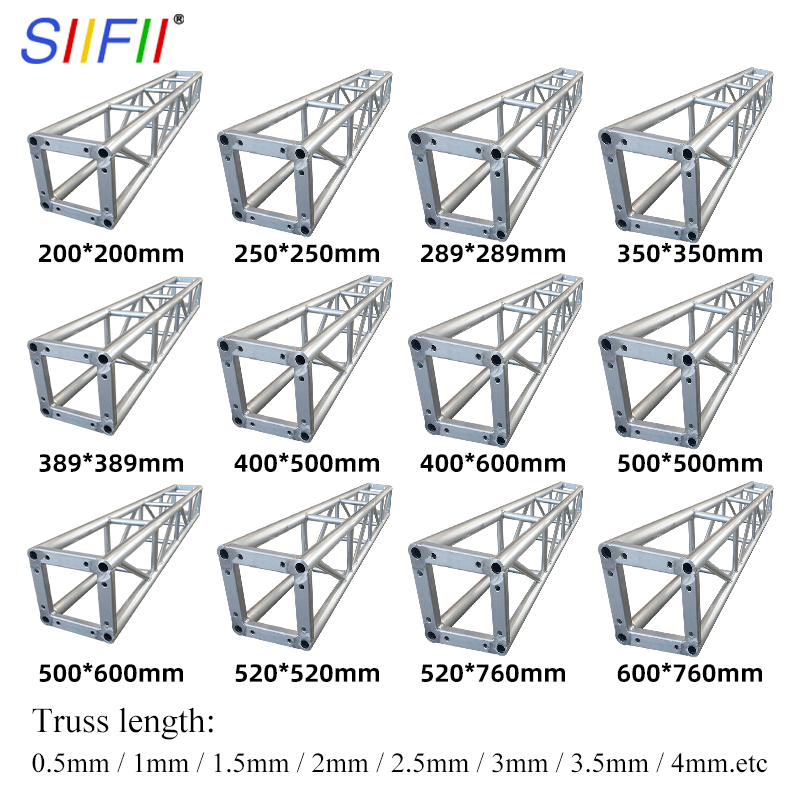 Top Quality 12inch 300mm Aluminum Frame Truss Structure Concert Event Lighting Aluminum Spigot Bolt Truss