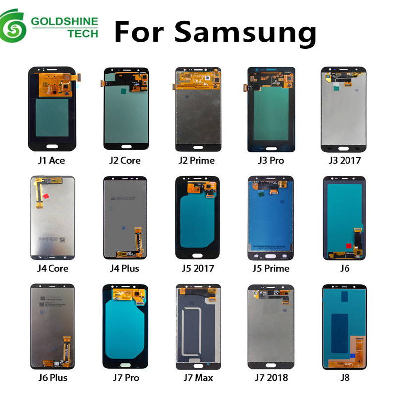 Factory Wholesale Mobile Phone LCD for Samsung Galaxy A10 A20 A30 A40 A50 A60 A70 A80 A90 A10s A20s A50s J5 J7 Prime J610 J327 J260 J330 J727 J120 Touch Screen
