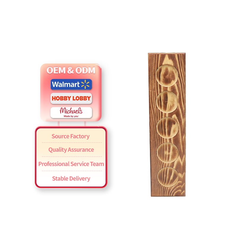 Flight Serving Paddle Wood Whiskey Flight Serving Tray for Home Bar Party