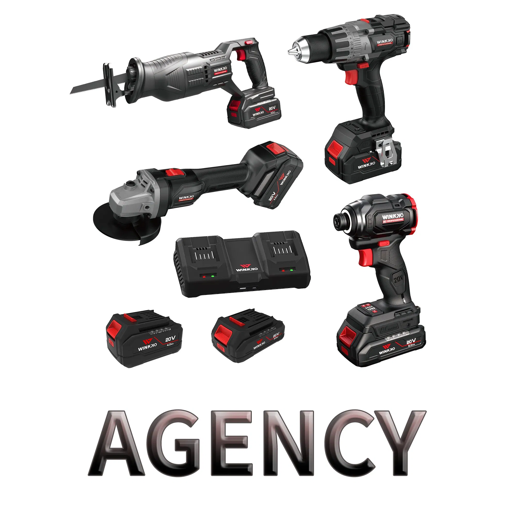 China DC Winkko Cordless Hammer Drill Drilling Machine Impact Wrench with High Quality