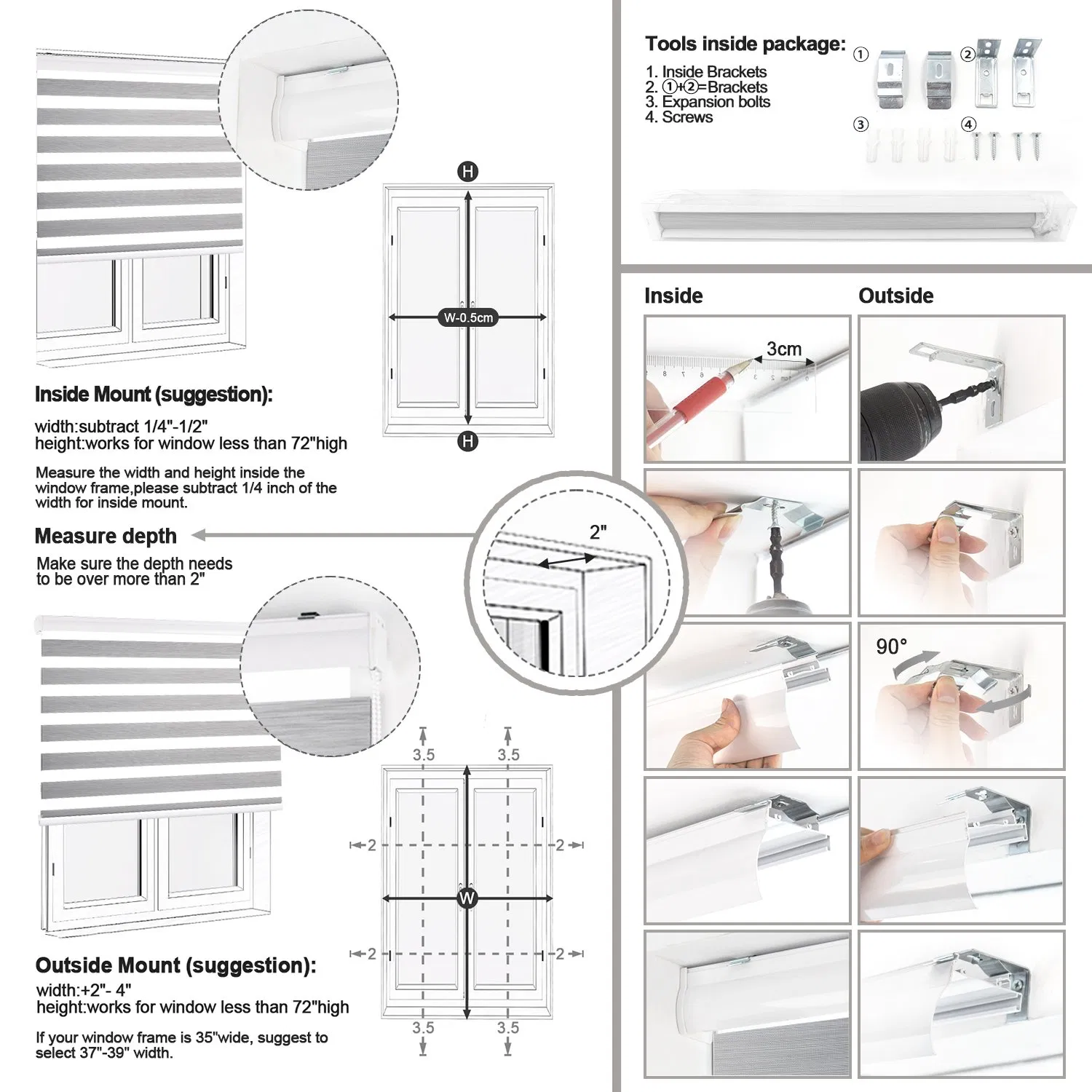 Sisheng Motorized Roll Blinds for Home with Waterproof Fabic