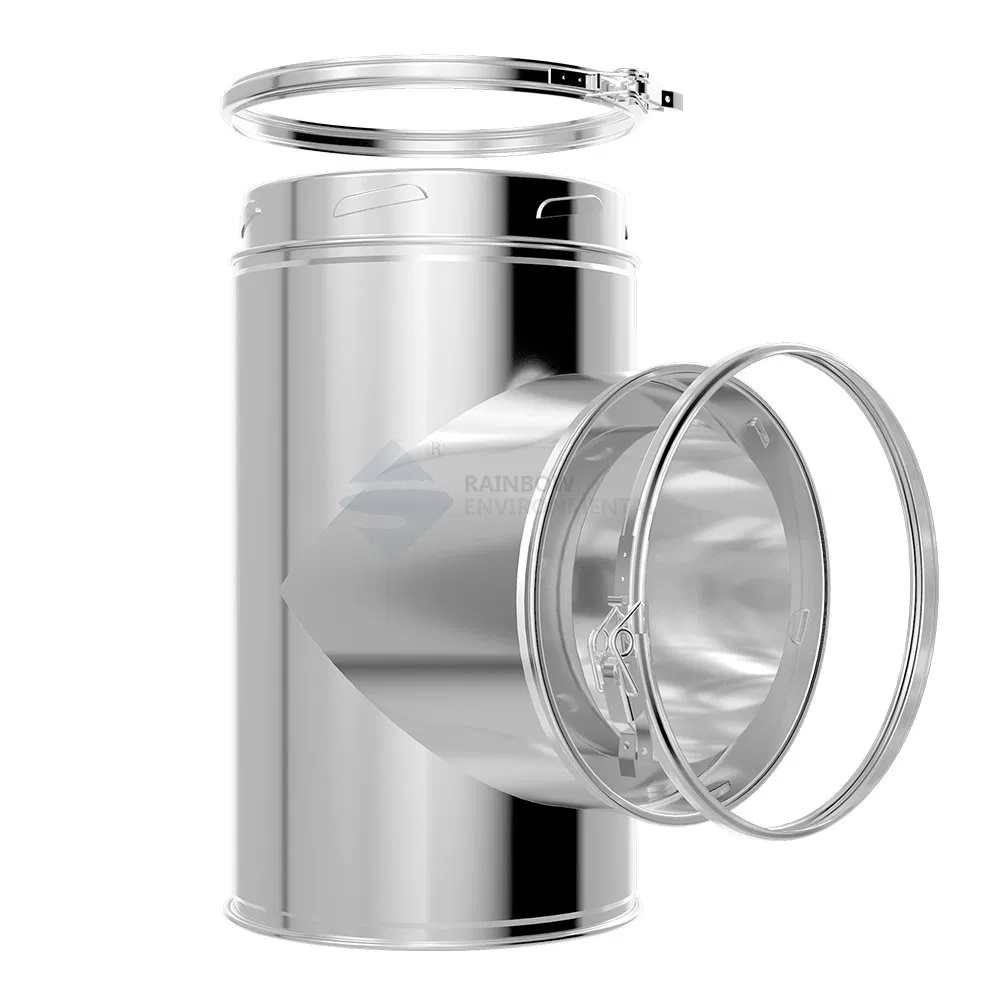 Тройник 135° для двустенной дымоходной трубы