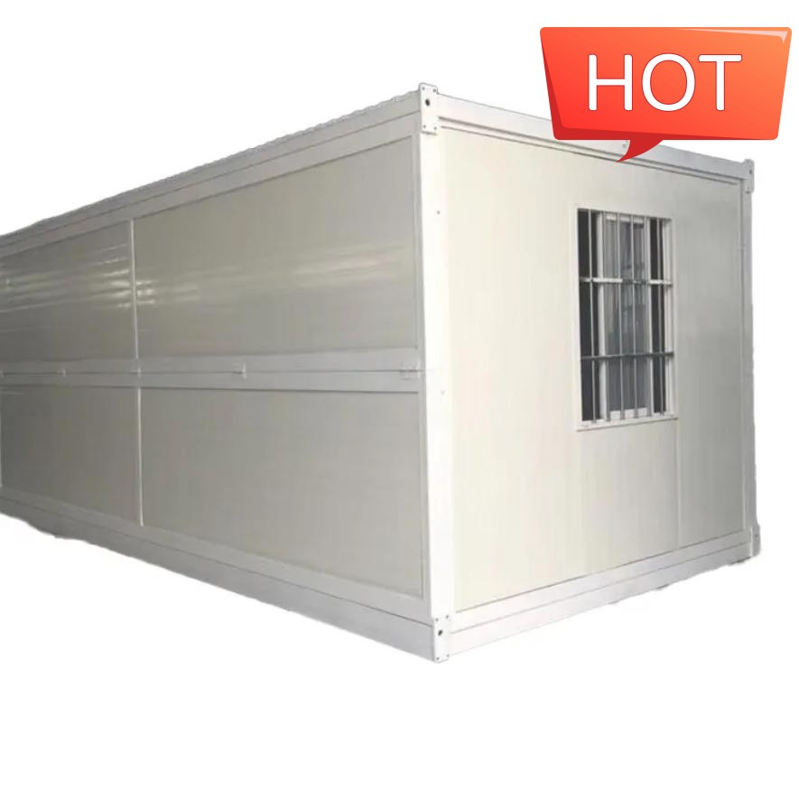 High Quality Scalable Prefabricated Folding Container Room Flat Pack for Workers' House Made of Steel and Sandwich Panel