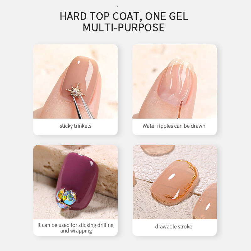 OEM Factory Wholesale Base Hard Top Coat Gel Polish UV 1kg Bulk Functional