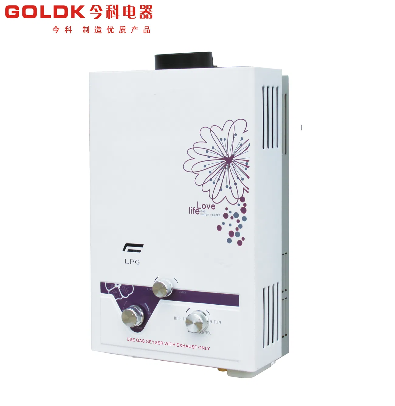 Flue Type Gas Water Heater 6-16 Liter Jsd-604