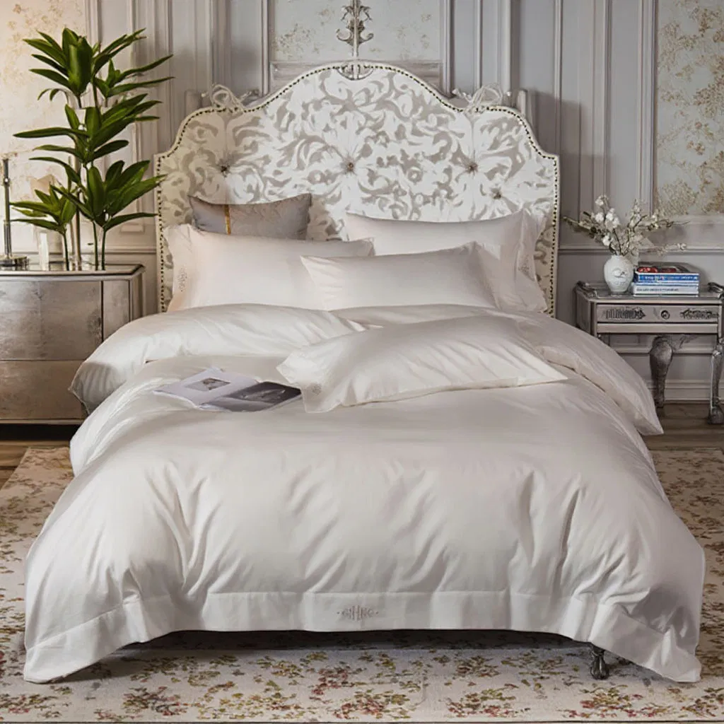 Luxurious 100% Cotton 600 Thread Count Bedding Sets for Hotel Home
