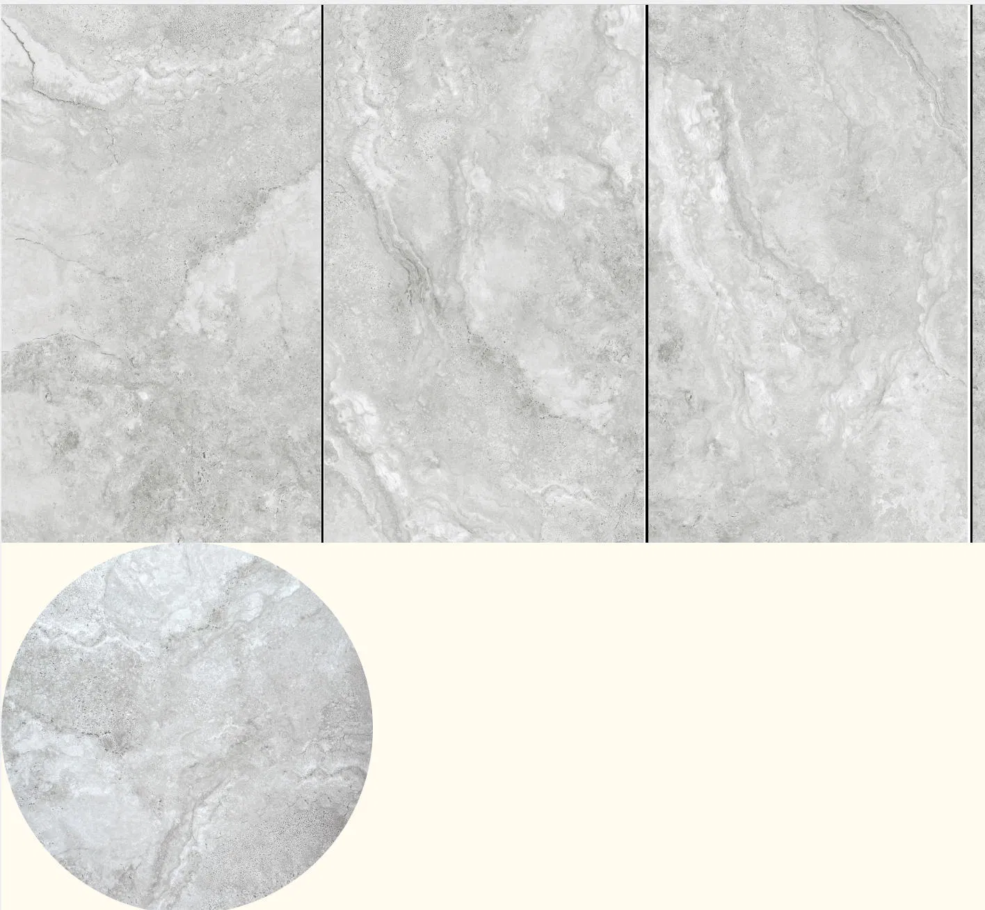 Керамогранит серая прожилка для кухни в стиле рустик