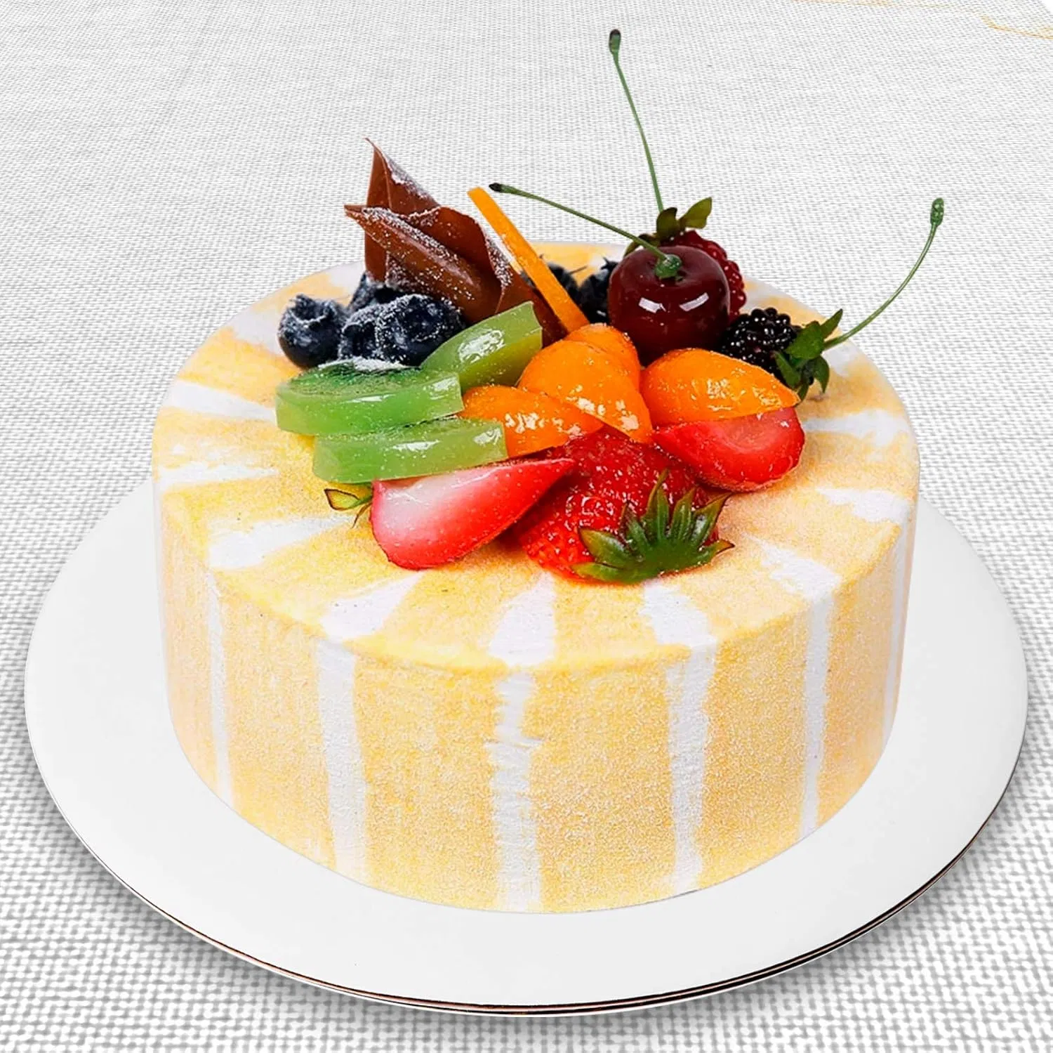 12" White Cakeboard Round, Disposable