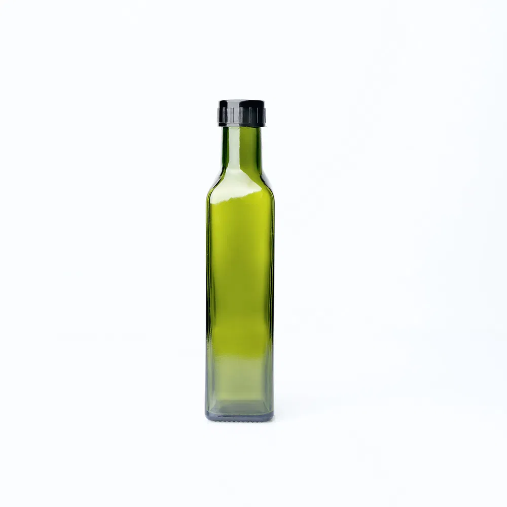 Bulk 250ml 500ml 750ml Empty Square Marasca Glass Bottle for Olive Oil