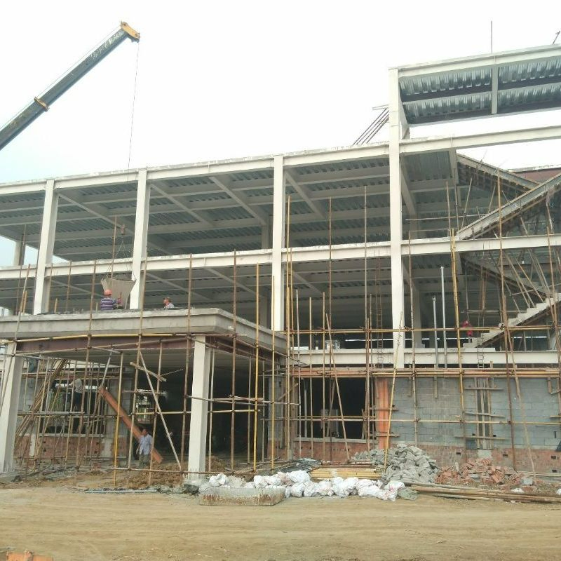 Multi Storey Prefabricated Steel Structure Frame Commercial Office Building