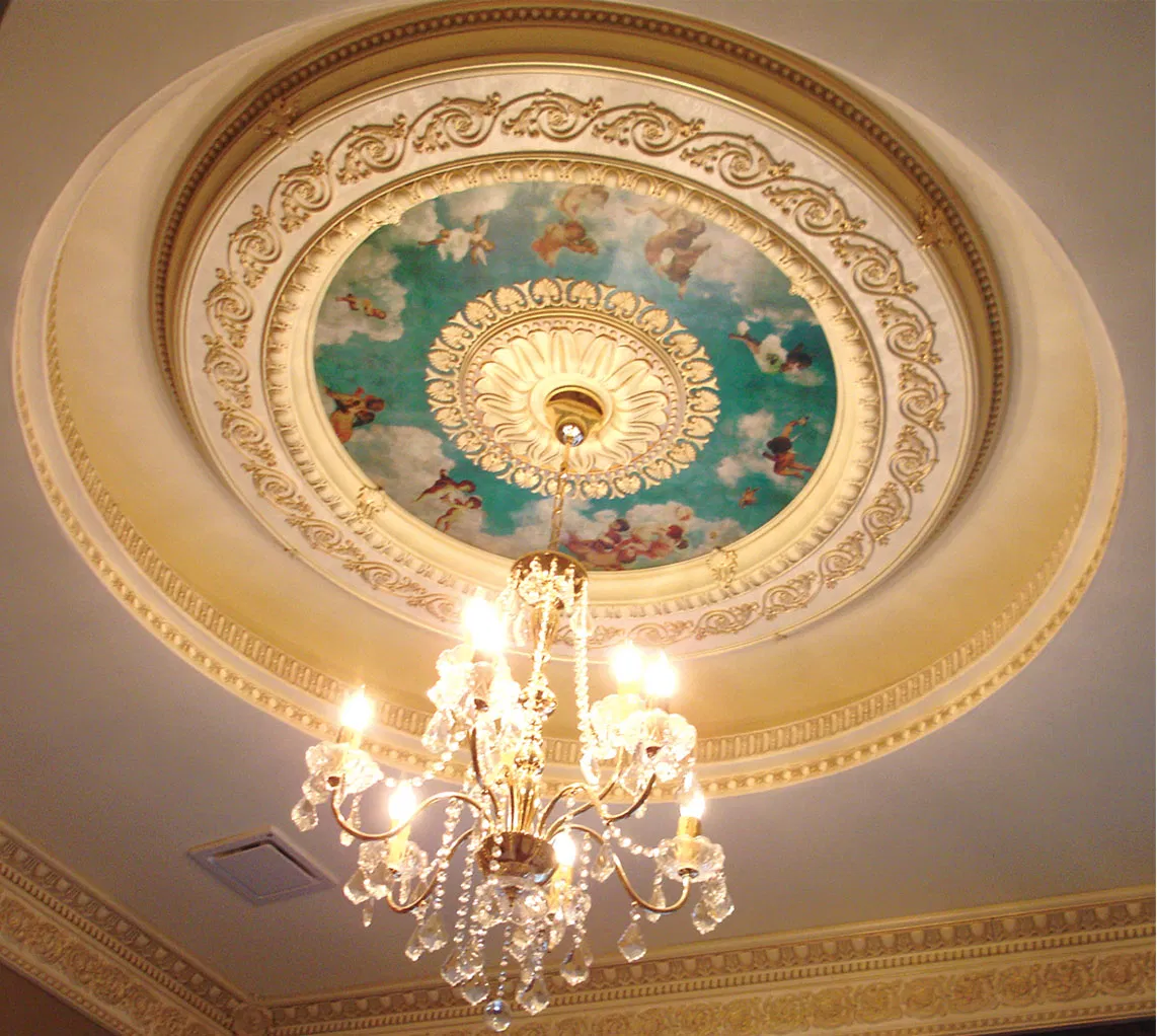 Banruo Round Ceiling Panel Pop Interior Design Ceiling for Building Decoration