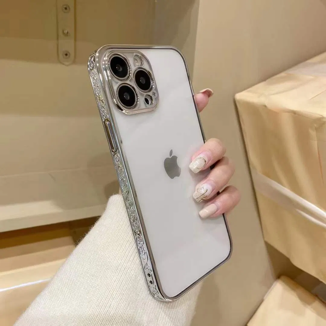 Чехол для телефона Luxury Embossed TPU с защитой камеры