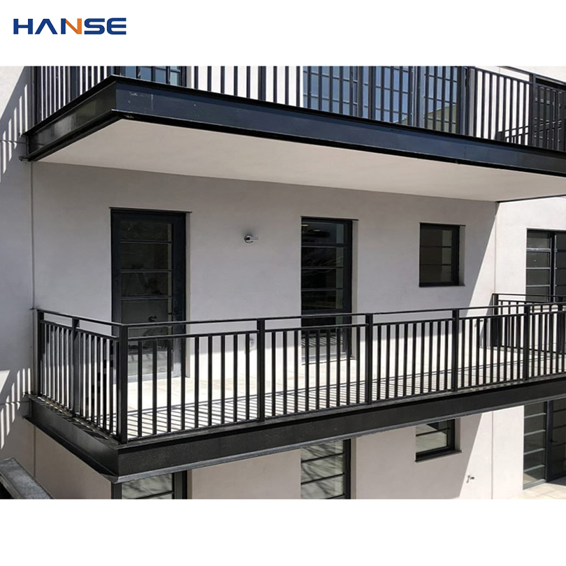 Modern Style Indoor/Outdoor Aluminium Balustrade Stair Railing Balcony Handrail for Villa and Apartment