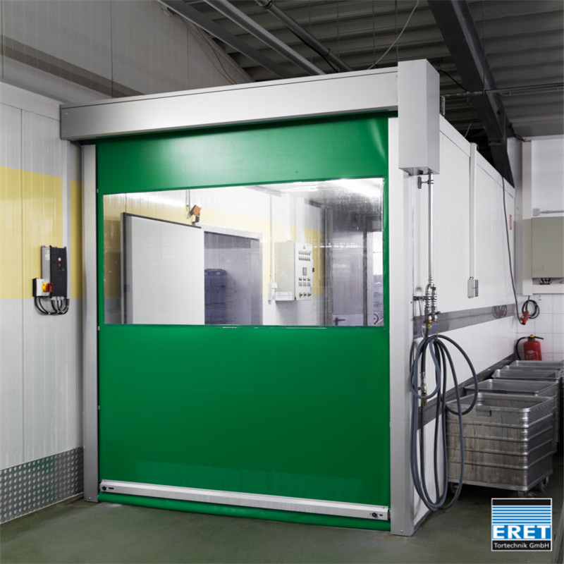 Fast PVC Roller Shutter Door Good Sealing Fast Rolling Door for Frozen Food Warehouse