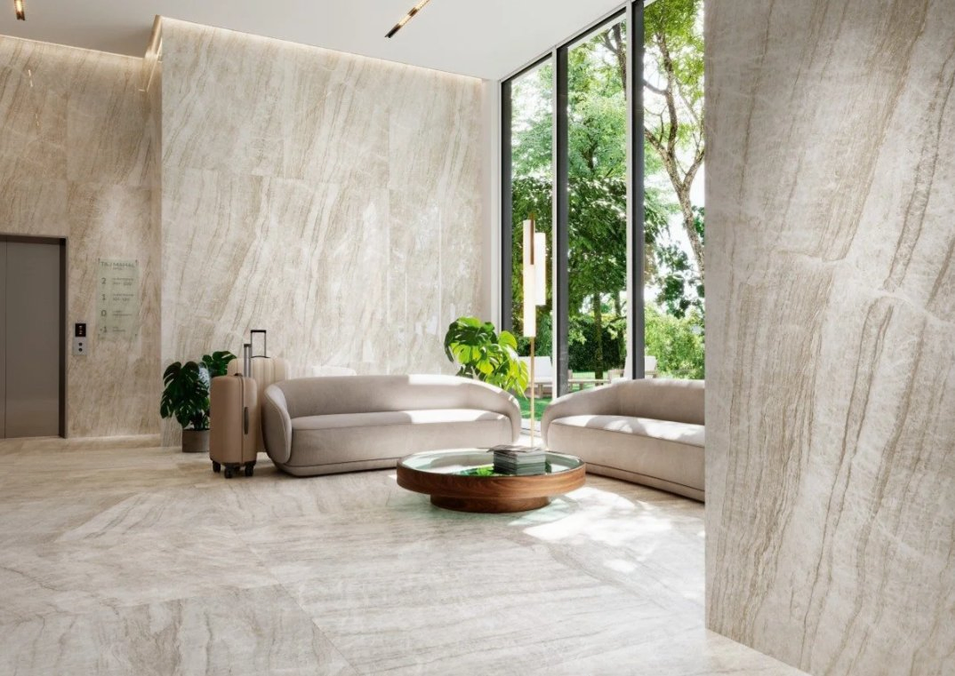 Brazilian Exotic Taj Mahal Quartzite Marble Stone for Countertops and Tiles