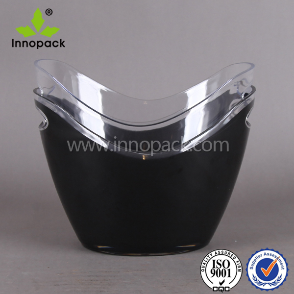 PS/ Acrylic Cooler Ice Bucket for Beer and Wine Wholeasle
