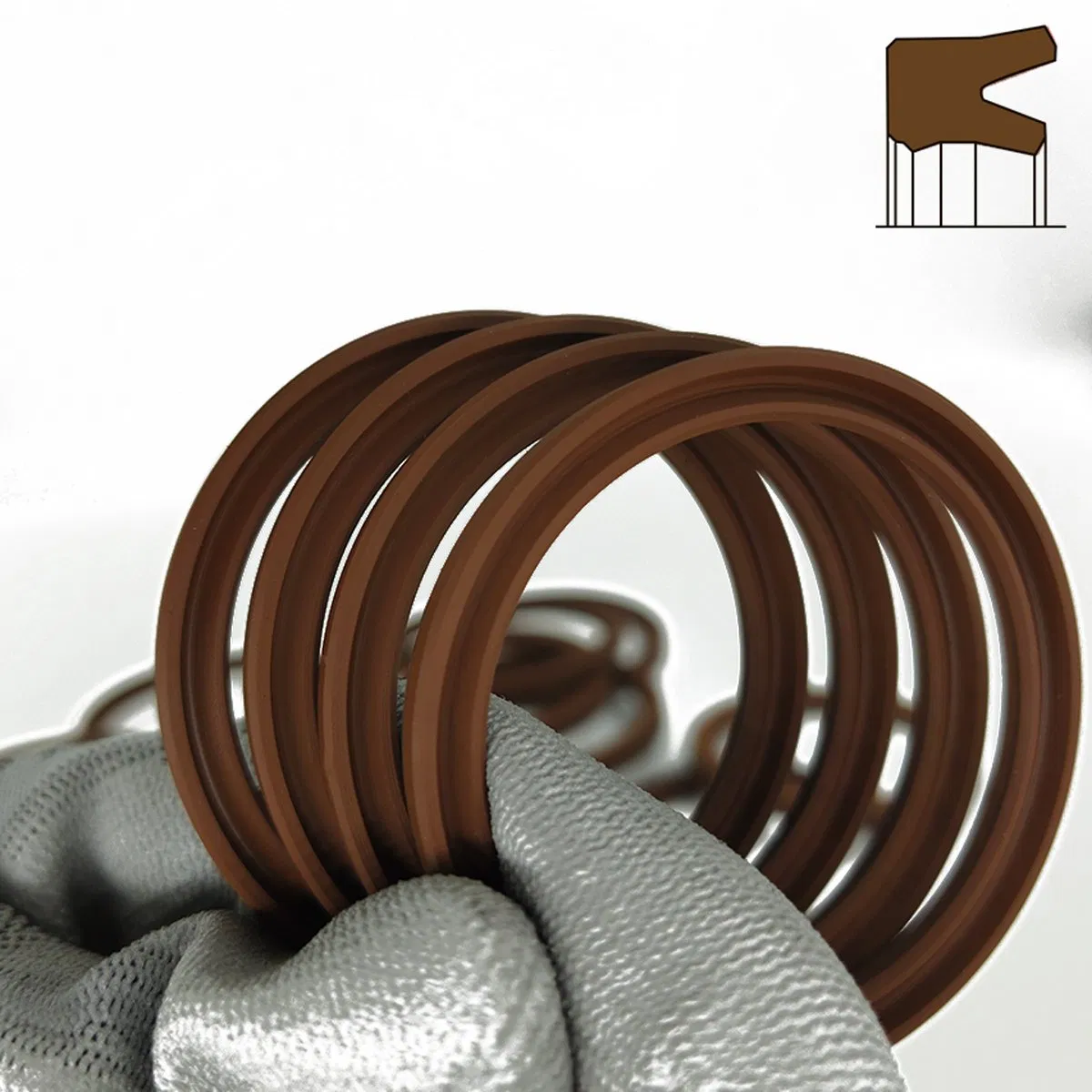 Уплотнительное кольцо FKM для гидроцилиндра BS/T22/Ni300