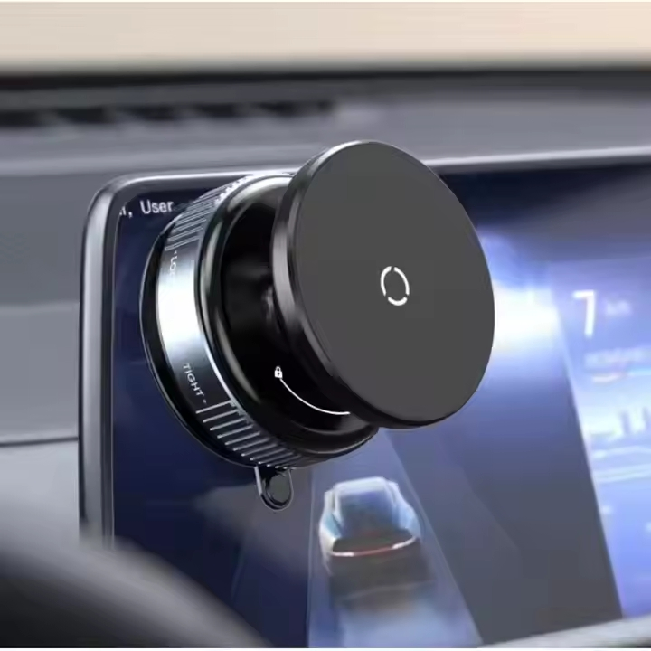 for Magsafe Magnetic Vacuum Adsorption Suction Cup Bracket 360° Rotation Magnetic Auto Stable Holder