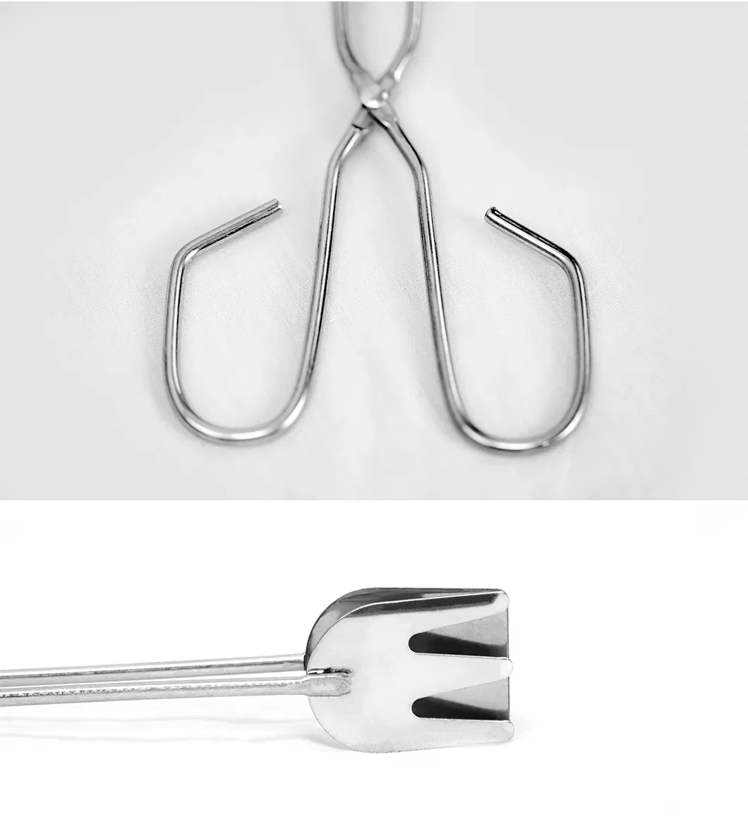 Hot Selling High Quality Stainless Steel Kitchen Barbecue Scissor Food Clip Outdoor Camping Barbecue Multi Tool BBQ Grill Charcoal Tongs