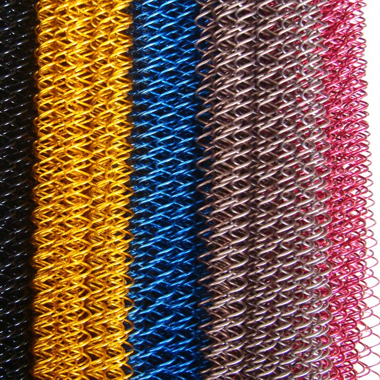 Decorative Aluminum Coil Metal Mesh Curtain for Interior Room Divider Screen