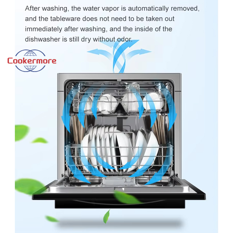 Built-in 13/14 Capacity Low Noise Hot Air Drying Home Appliance Dishwasher