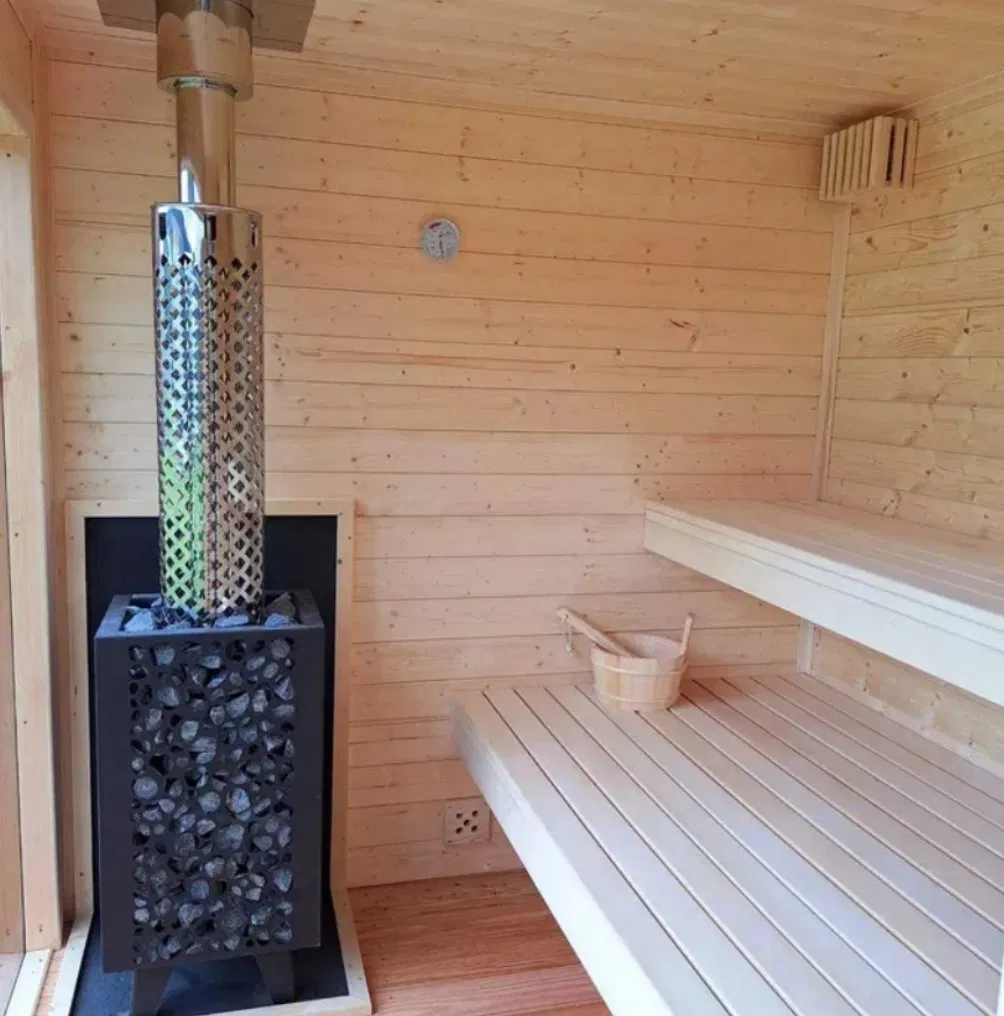 Финская сауна на 4 персоны из кедра и секвойи