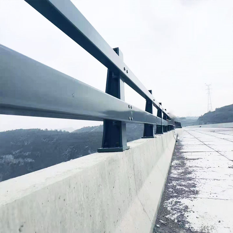 Standard Custom Color Steel Safety Road Barrier Bridge Guardrail for Sale Security Fence