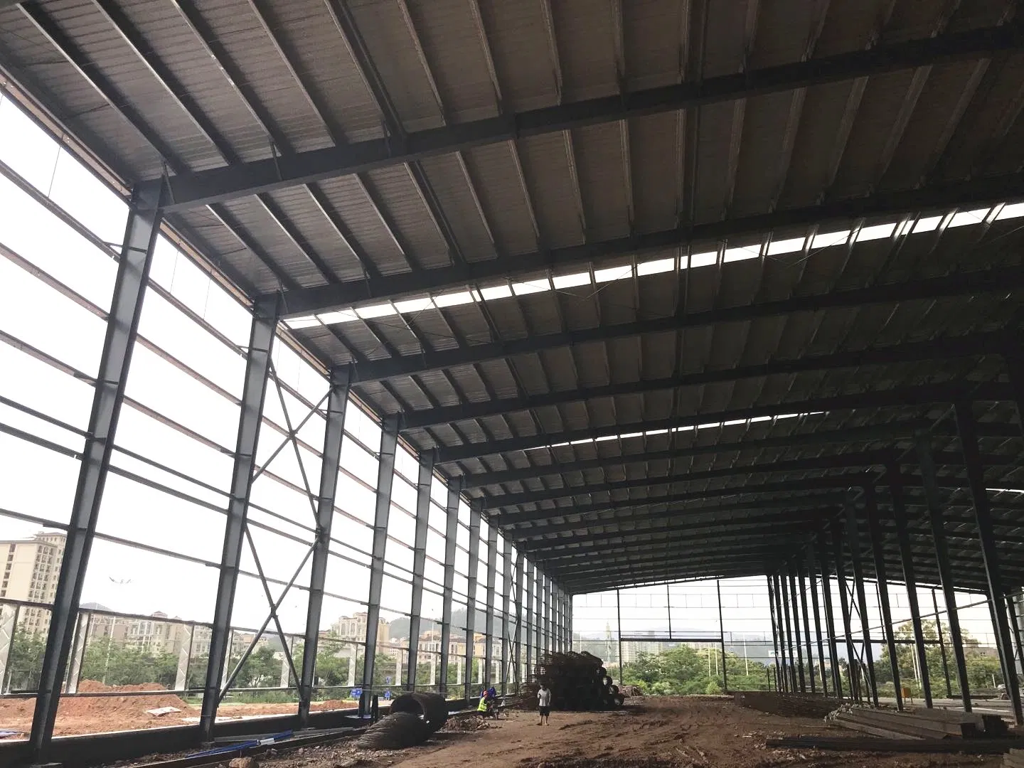 Modular Building Design Mezzanine Floor Metal Fabrication Steel Structure Warehouse