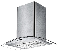 60/90cm Kitchen Cooker Hood Wall-Mounted Automatic Cleaning Extractor S/S Exhaust Range Hood