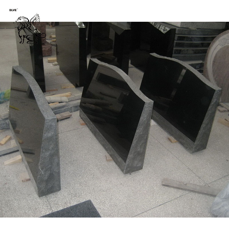 Cheap China Granite Grave Stone Tombstone Slab Black Cemetery Headstones and Monuments Factory Wholesale