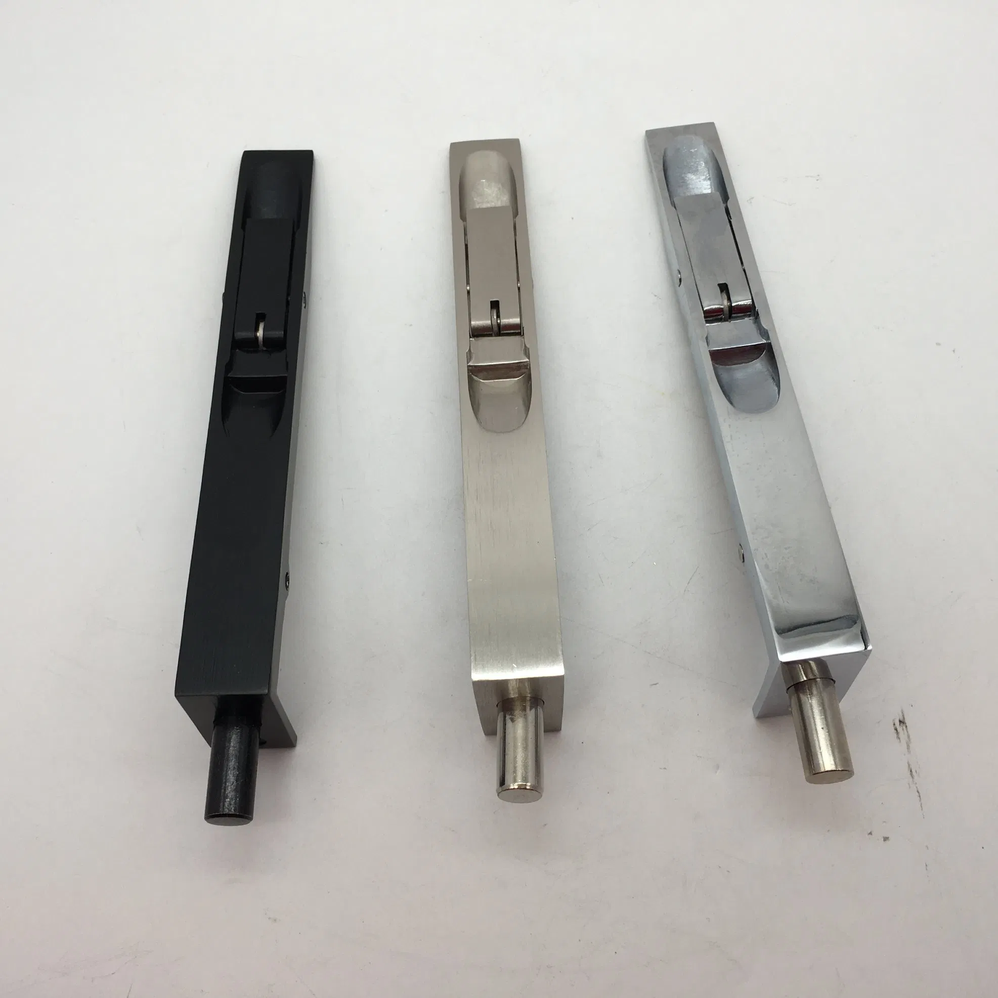 Zinc Alloy Door Bolt Security Door Guard Lever Action Flush Latch Slide Bolt Lock