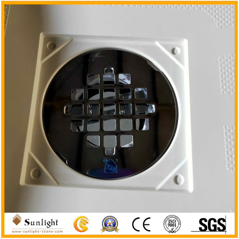 Rectangular SMC Shower Tray Base with Offset Drain