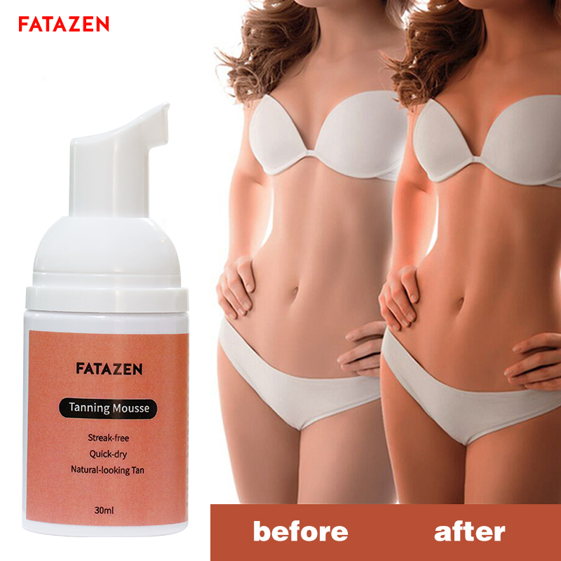 Natural Bronzer Healthy Complexion Mild Non-Greasy Moisture Instant Sunless Tanning Mousse