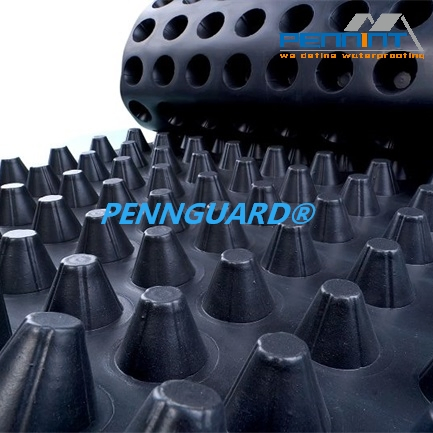 20mm Dimple Height HDPE Protection Drainage Board/Sheet for Garage Green