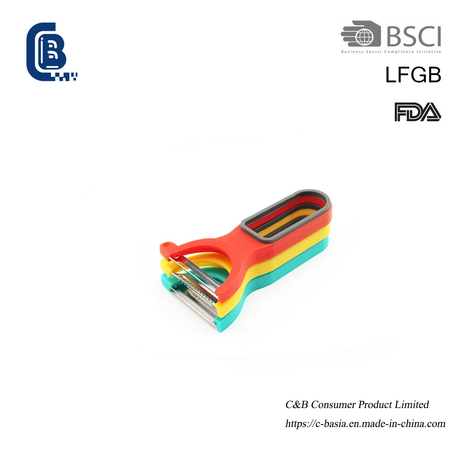 Kitchen Appliance 3-in-1 Vegetable Peeler Stainless Steel Fruit Carrot Potato Peeler Multifunctional