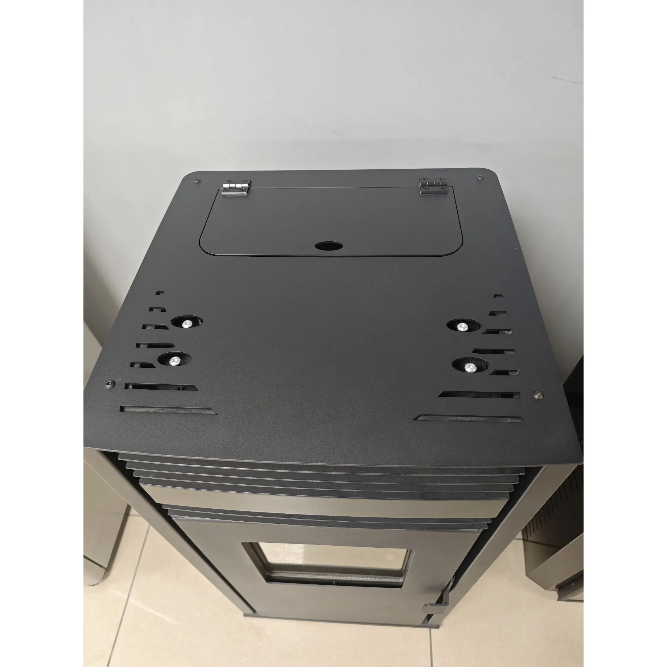 Smokeless Wood Pellet Stoves with White Ceramic Panels