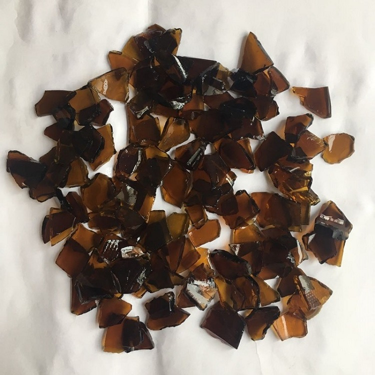 Cheap Price Scrap Crushed Broken Amber Coffee Brown Bottle Glass Cullet