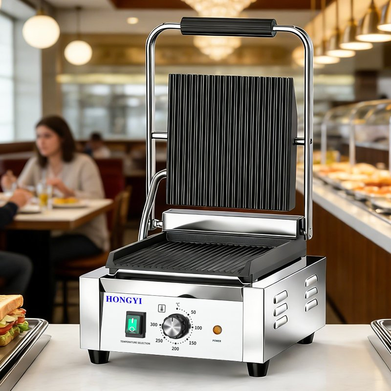 Electric Griddle Flat Top Countertop for Diner & Canteen