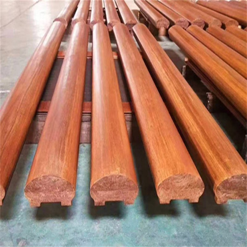 Residential Garden Balcony Safety Grip Outdoor Bamboo Handrail