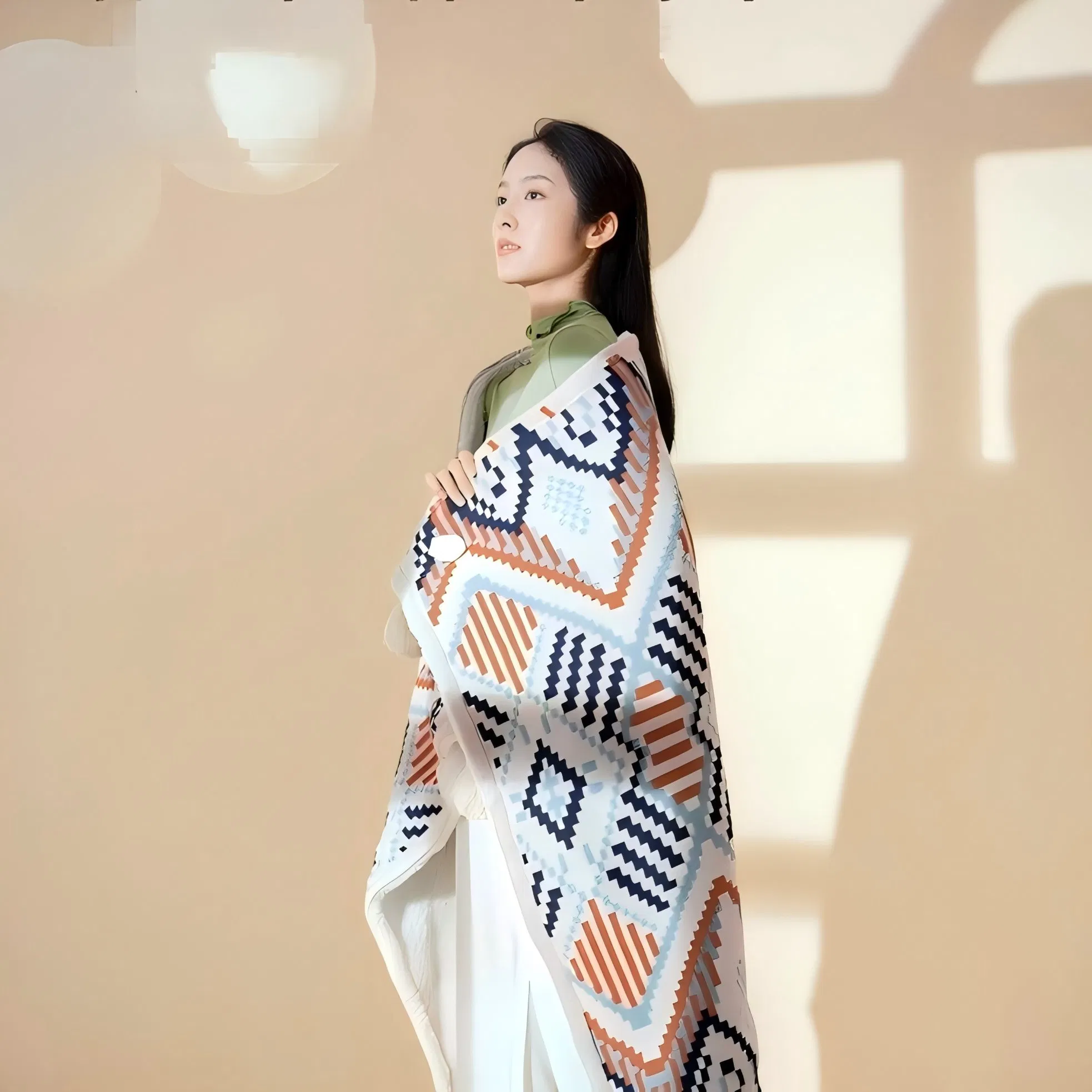 Stylish Electric Heating Shawl for Cold Weather Relief