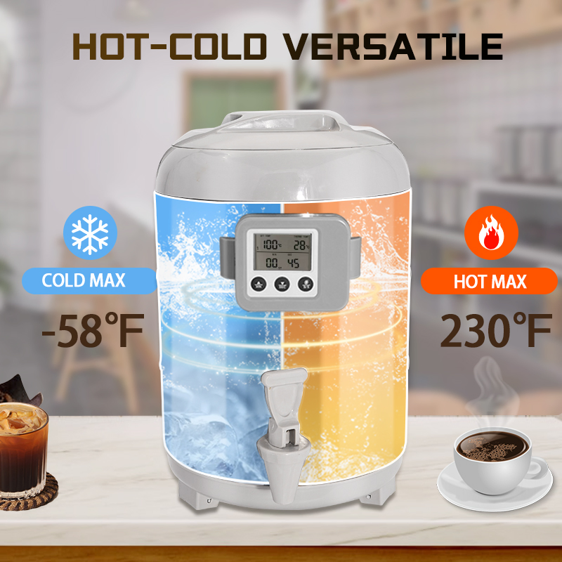 Daosheng Food Grade Double-Layer Foam Insulation Water Jug Beverage Dispenser Round Coffee Milk Tea Bucket