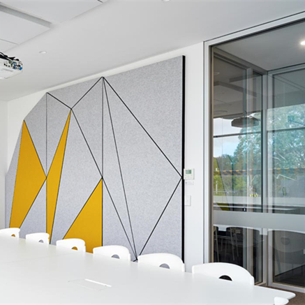 Acoustic Pet Polyester Fiber Sliding Wall Studio Panel with Reasonable Price