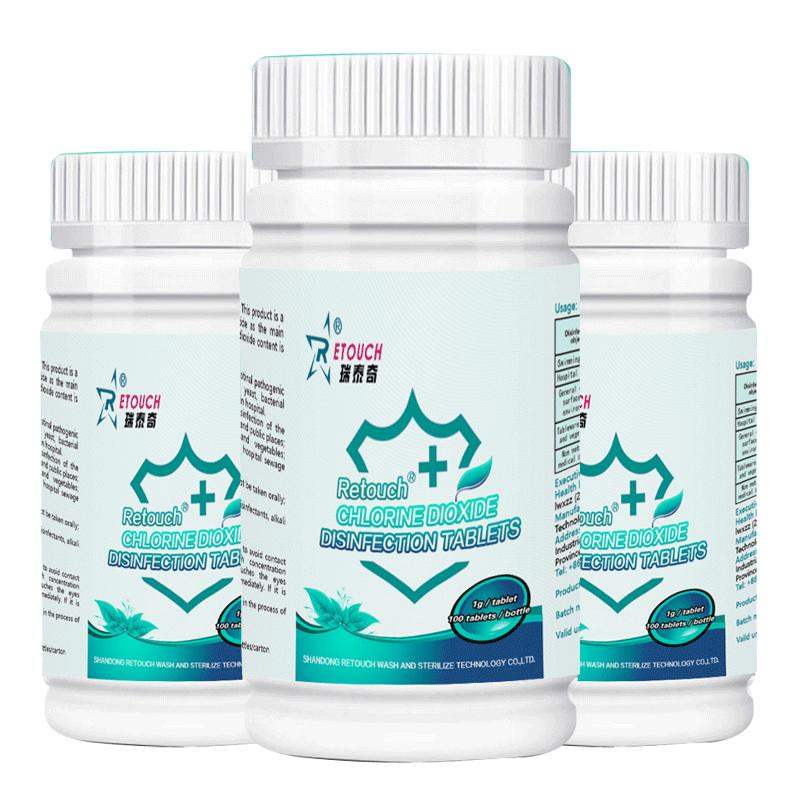 Chlorine Dioxide Clo2 Disinfection Effervescent Tablets Are Used for Water Treatment and Air Disinfection
