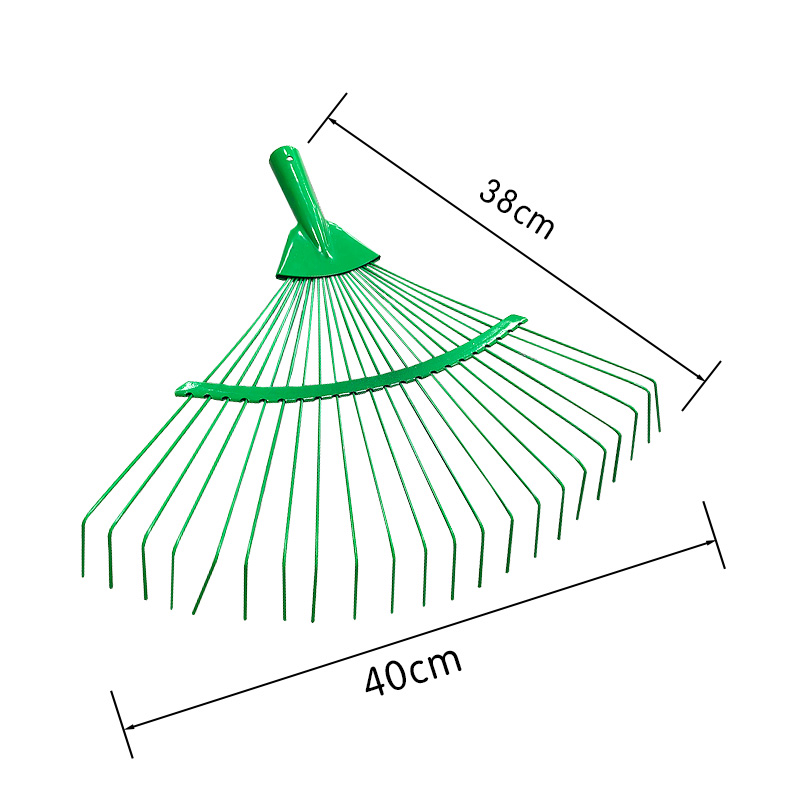 Farm Gardening Tool Ground Leaf Sweeper Lawn Iron Claw Grass Rake