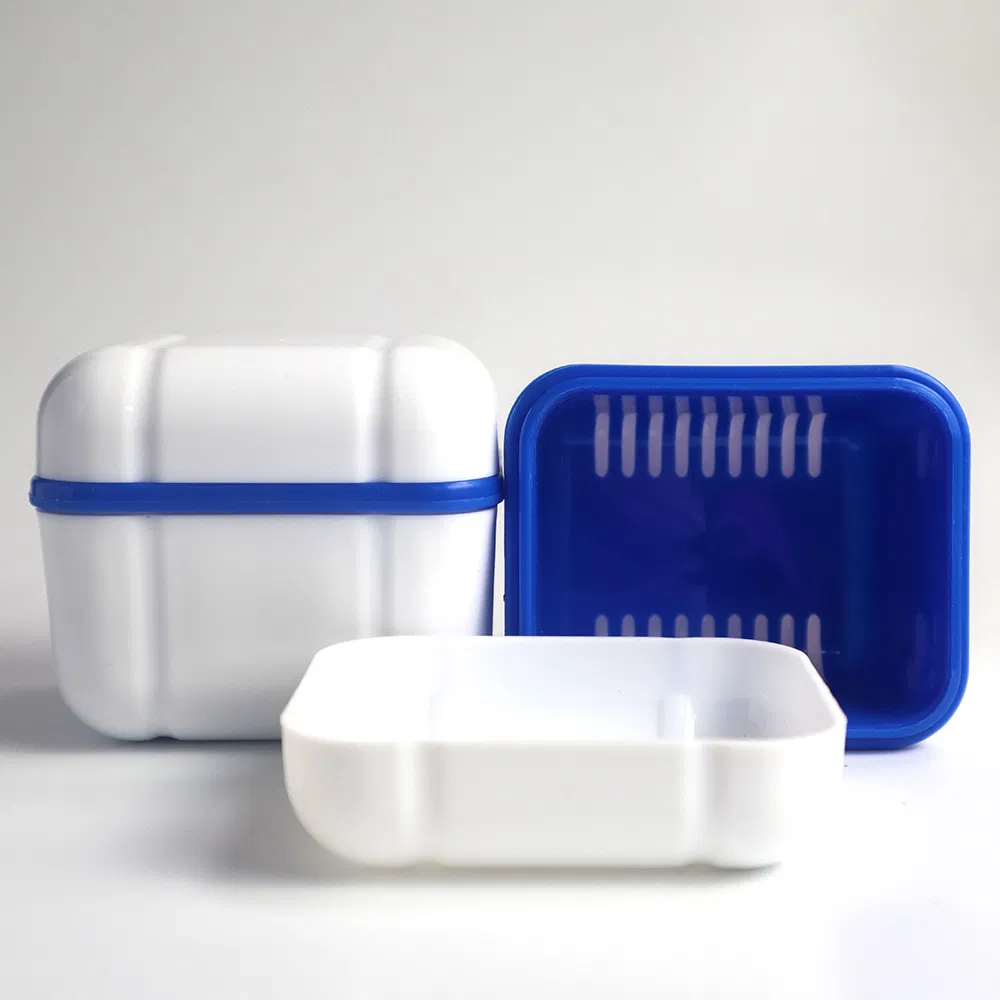 Colorful PP Denture Storage Box for Personal Hygiene