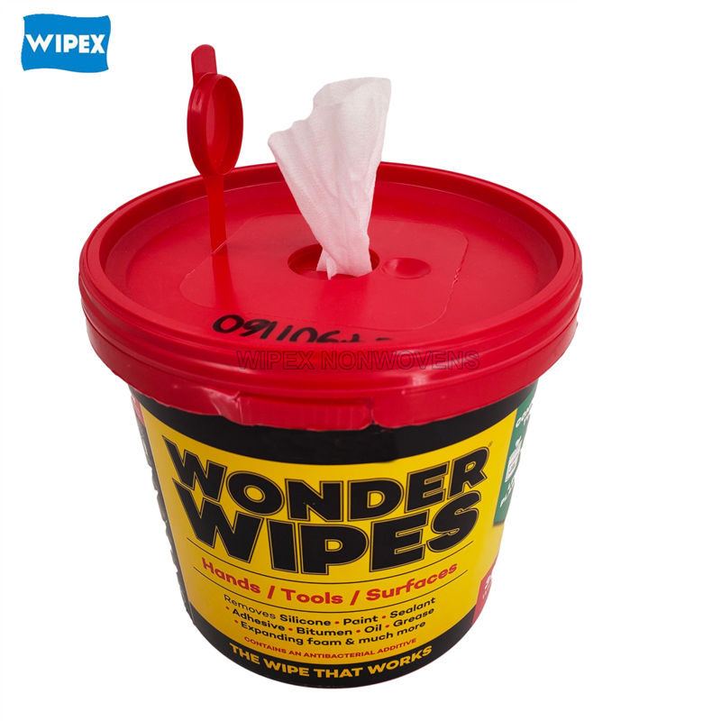 Industrial Paint Clean Wet Wipes Industrial Cleaning Disposable Buckets Wipes Hand Wet Wipes in Bucket