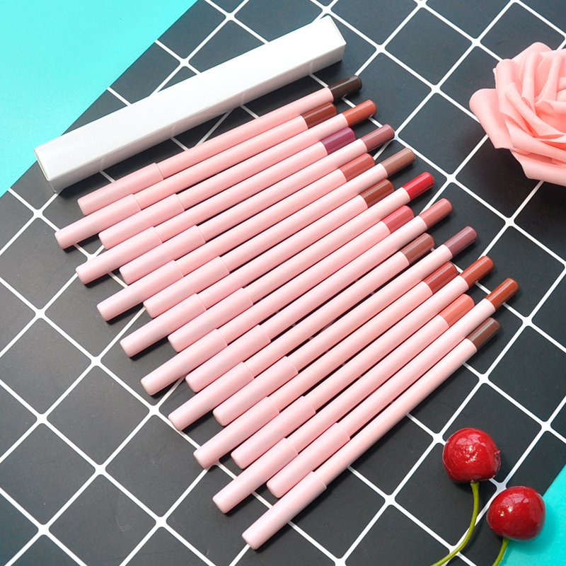 Customize Lip Liner Highly Pigmented Natural Private Label Wholesale Lipliner Lip Pencil