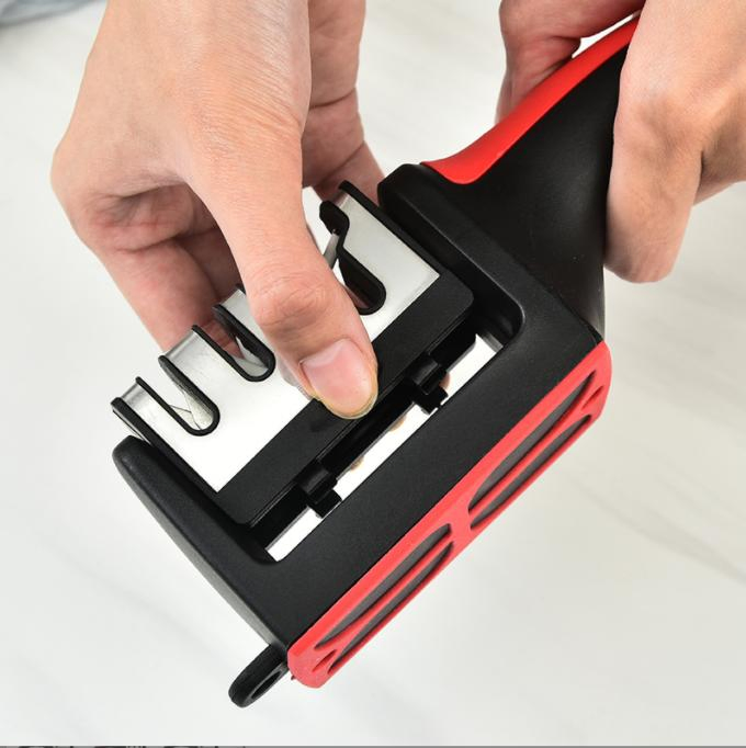 Hangable Four-Stage Kitchen Multi-Function Hand-Held Sharpening Stone Household Sharpener