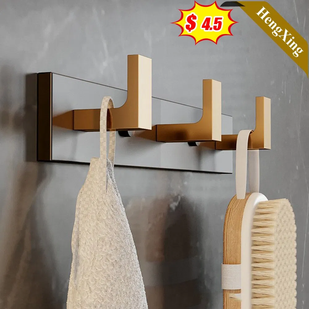 Anti Water Modern Simple Metal Wall Fixed Bathroom Shampoo Holder Storage Rack